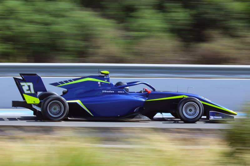 Granfors satisfied after “positive” FIA F3 test
