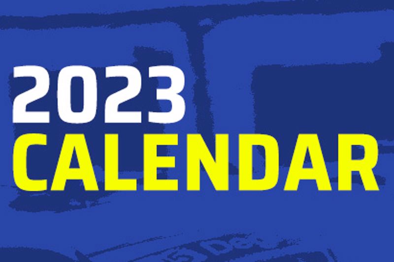 Announcing the provisional 2023 calendar! 