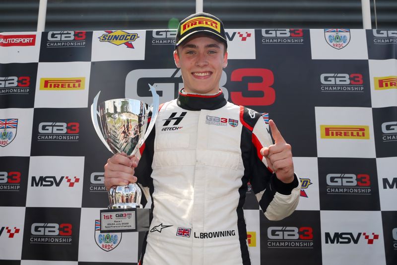 Browning confirmed as Aston Martin Autosport BRDC Young Driver of the Year award finalist