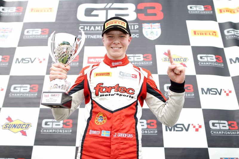Granfors retakes GB3 championship lead after “fantastic weekend”